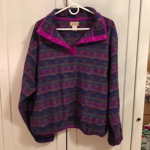 L.L. BEAN *VINTAGE* Fleece Pullover